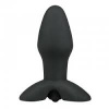Black Silicone Anal Rocket - BULK - Bullet not included 